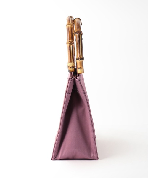 La TOTALITE(ラトータリテ)の「【HAI/ハイ】bamboo バッグ(ハンドバッグ・レディース・ブラウン/グリーン・FREE)」の3枚目の写真