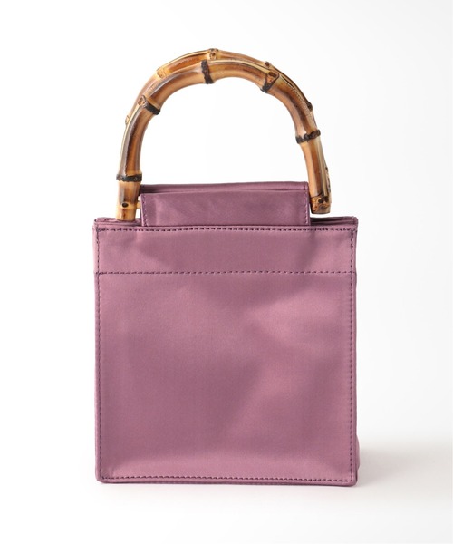 La TOTALITE(ラトータリテ)の「【HAI/ハイ】bamboo バッグ(ハンドバッグ・レディース・ブラウン/グリーン・FREE)」の4枚目の写真