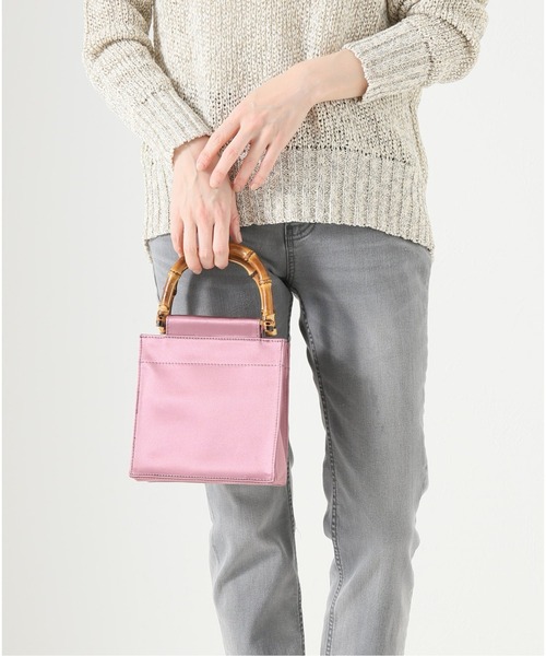 La TOTALITE(ラトータリテ)の「【HAI/ハイ】bamboo バッグ(ハンドバッグ・レディース・ブラウン/グリーン・FREE)」の14枚目の写真