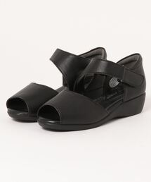 Piedi Nudi（ピエディヌーディ）の「【FELICE FERIE】 レザー かかと付サンダル（サンダル）」