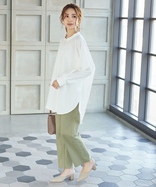 【SALE】シャツ　GLOBE  size M  オリーブ ファティーグ半袖シャツ メンズ(M オリーブ): トップス｜Right