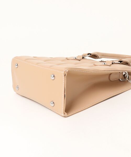 yuue' ( wear )（ユーイ）の「2way スクエアショルダーバッグ / ハンドバッグ（ショルダーバッグ・レディース・ブラック/ブラウン/ベージュ・FREE）」の18枚目の写真