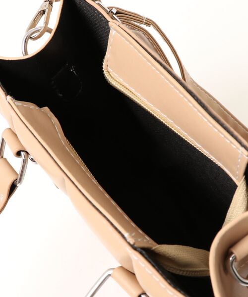 yuue' ( wear )（ユーイ）の「2way スクエアショルダーバッグ / ハンドバッグ（ショルダーバッグ・レディース・ブラック/ブラウン/ベージュ・FREE）」の19枚目の写真