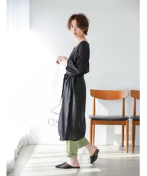 fifth(フィフス)の「フロントツータックストレートパンツ(その他パンツ・レディース・ネイビー/グレー/グリーン・MEDIUM)」の9枚目の写真