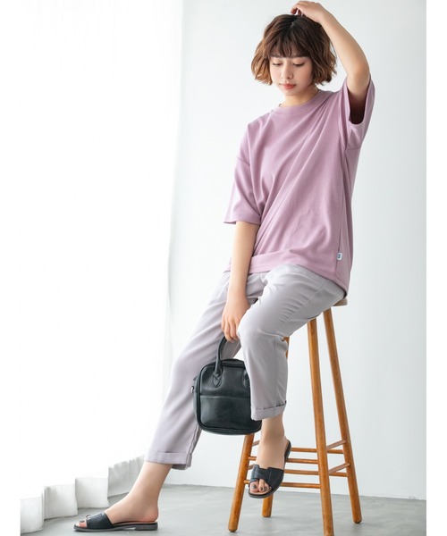 fifth(フィフス)の「フロントツータックストレートパンツ(その他パンツ・レディース・ネイビー/グレー/グリーン・MEDIUM)」の5枚目の写真