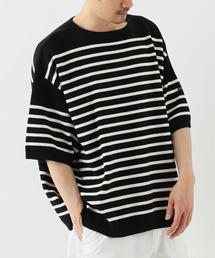 is-ness | 【IS-NESS / イズネス】 SHORT SLEEVE BASQUE SHIRT(Tシャツ/カットソー)