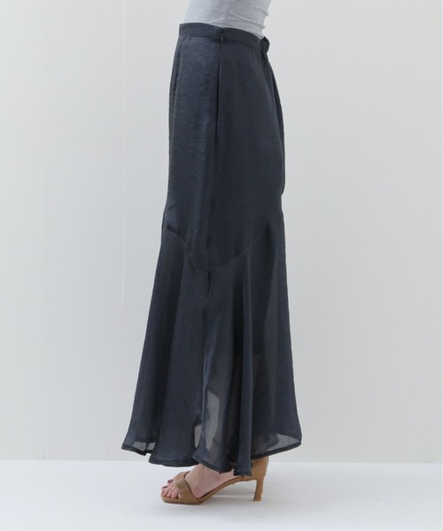 JOINT WORKS（ジョイントワークス）の「J-シアーイレヘムスカート（スカート・レディース・ネイビー/カーキ/オレンジ・FREE）」の4枚目の写真