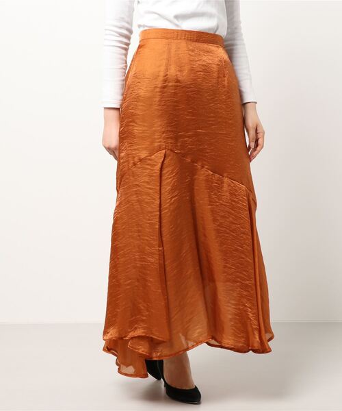 JOINT WORKS（ジョイントワークス）の「J-シアーイレヘムスカート（スカート・レディース・ネイビー/カーキ/オレンジ・FREE）」の9枚目の写真