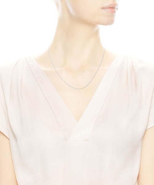 PANDORA（パンドラ）の「クラシック ケーブル チェーン ネックレス（ネックレス・レディース・シルバー・45cm）」の4枚目の写真