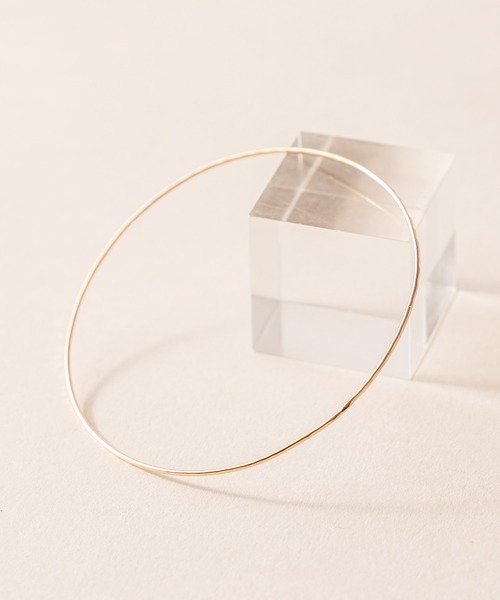 mline（エムライン）の「[mline] WEB限定 シンプルループブレスレット（ブレスレット・レディース・シルバー/ゴールド・FREE）」の15枚目の写真