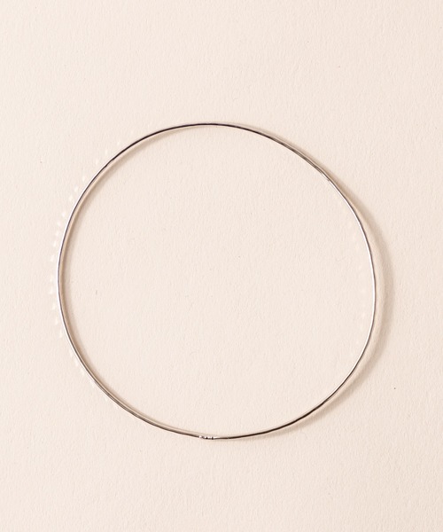 mline（エムライン）の「[mline] WEB限定 シンプルループブレスレット（ブレスレット・レディース・シルバー/ゴールド・FREE）」の9枚目の写真