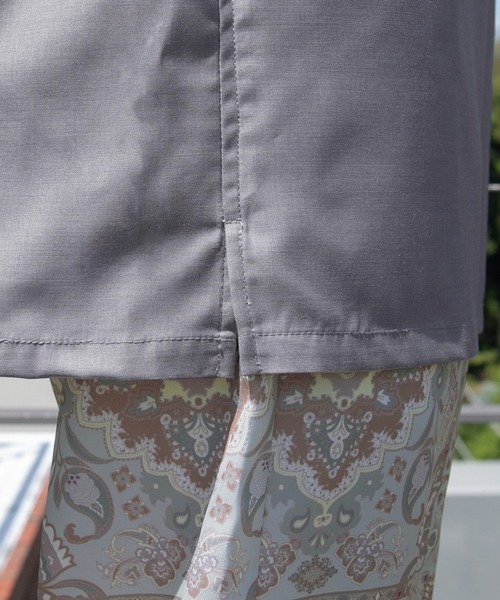 kutir（クティール）の「スナップボタンバンドカラーシャツ（シャツ/ブラウス・メンズ・ライトブルー/オフホワイト/ダークパープル・MEDIUM/LARGE）」の10枚目の写真