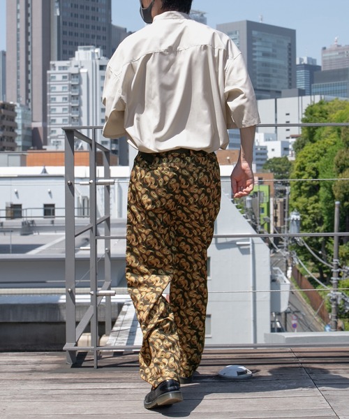 kutir（クティール）の「スナップボタンバンドカラーシャツ（シャツ/ブラウス・メンズ・ライトブルー/オフホワイト/ダークパープル・MEDIUM/LARGE）」の13枚目の写真