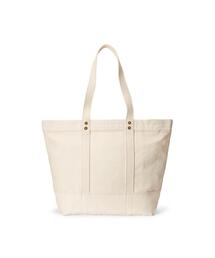 ポロ ラルフローレン ミディアム キャンバス トートバッグ ピクニック ポロベア POLO RALPH LAUREN（ポロ ラルフ ローレン）の「キャンバス