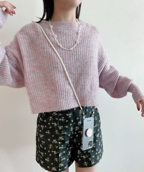 Me%（ミィパーセント）の「パールモバイルストラップ（スマホグッズ・レディース・ホワイト・FREE）」の5枚目の写真