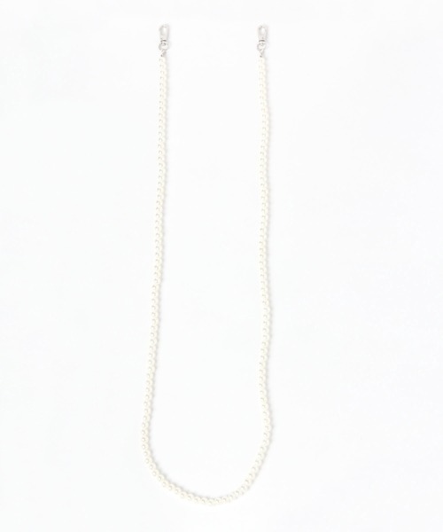 Me%（ミィパーセント）の「パールモバイルストラップ（スマホグッズ・レディース・ホワイト・FREE）」の12枚目の写真