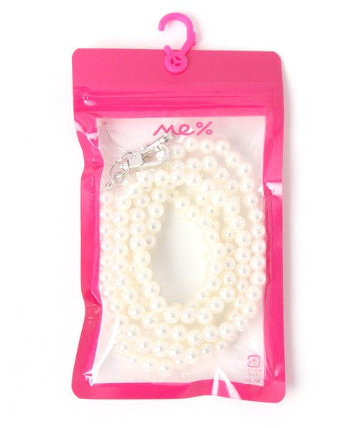 Me%（ミィパーセント）の「パールモバイルストラップ（スマホグッズ・レディース・ホワイト・FREE）」の15枚目の写真
