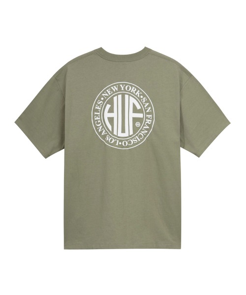 HUF（ハフ）の「REGIONAL S/SL TEE / HUF ハフ Tシャツ（Tシャツ/カットソー・メンズ・オリーブ/ホワイト/ブラック/ホワイト×レッド/ホワイト×ネイビー/ホワイト×グリーン・MEDIUM/X-LARGE/LARGE/SMALL/XX-LARGE）」の21枚目の写真