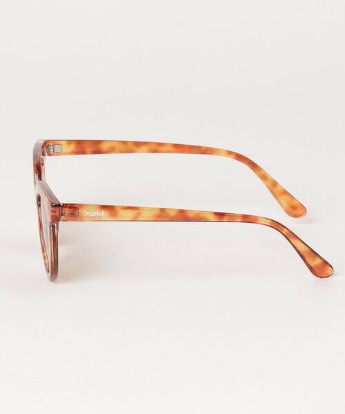 X-girl(エックスガール)の「CLEAR FRAME SUNGLASSES(サングラス・レディース・ブラウン/グリーン・ONE SIZE)」の3枚目の写真