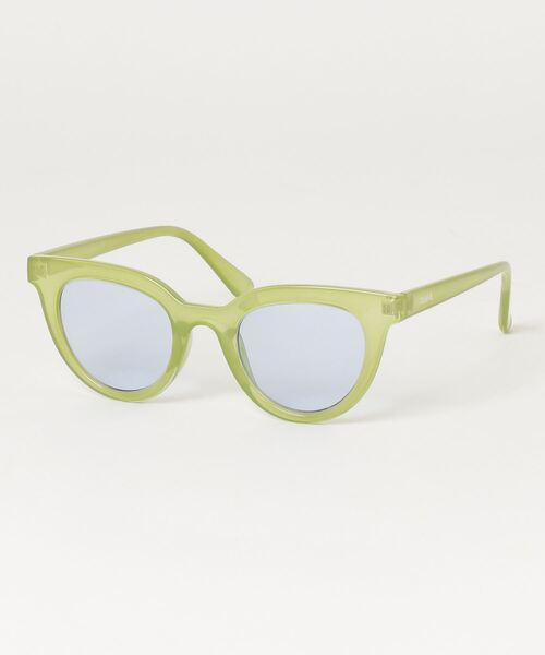 X-girl(エックスガール)の「CLEAR FRAME SUNGLASSES(サングラス・レディース・ブラウン/グリーン・ONE SIZE)」の5枚目の写真