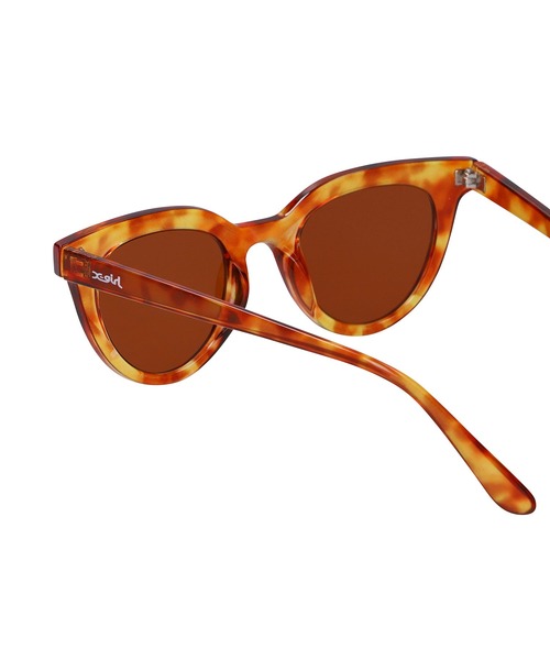 X-girl(エックスガール)の「CLEAR FRAME SUNGLASSES(サングラス・レディース・ブラウン/グリーン・ONE SIZE)」の10枚目の写真