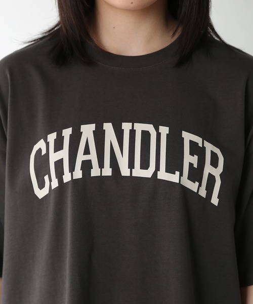 Honeys（ハニーズ）の「カレッジプリントＴシャツ（Tシャツ/カットソー・レディース・ベージュ/ブラウン/スミクロ/ブルー系その他/ピンク系その他/アイボリー・LL/S/M/L）」の14枚目の写真