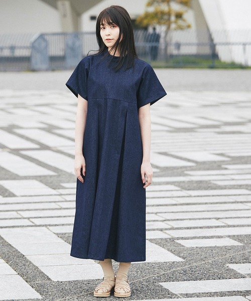 【新品・タグ付き】MURRAL　デニムワンピース ワンショルダーデニムワンピース[品番：MKSW0046323]｜MURUA
