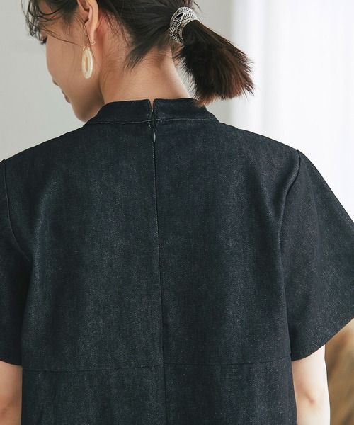 and R（アンドアール）の「デニムタックワンピース（ワンピース・レディース・インディゴブルー/ブラック・FREE）」の14枚目の写真