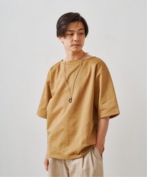MANUAL ALPHABET ボートネックワイドカットソー