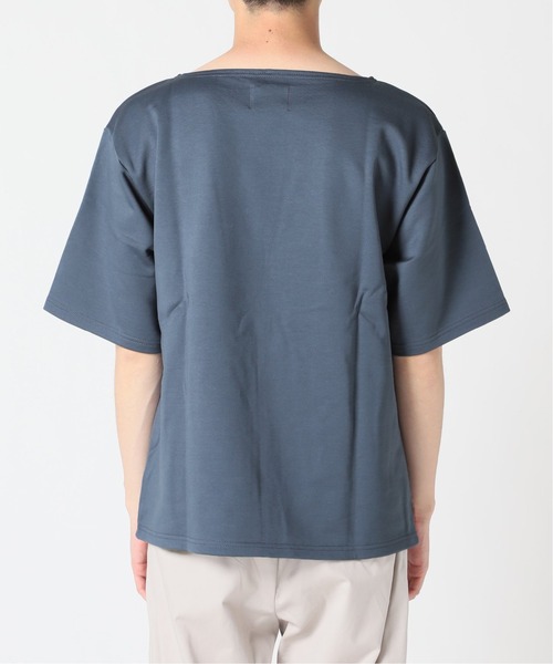 MANUAL ALPHABET（マニュアル アルファベット）の「MANUAL ALPHABET ボートネックワイドカットソー（Tシャツ/カットソー・メンズ・ホワイト/アイボリー/キャメル/クリアブルー・MEDIUM/LARGE）」の17枚目の写真