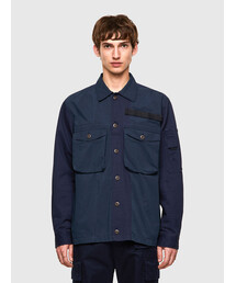 DIESEL | メンズ シャツ オーバーサイズ ミリタリー ビッグシルエット(シャツ/ブラウス)