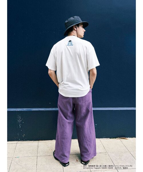 jouetie(ジュエティ)の「『幽☆遊☆白書』浦飯幽助 BIG Tシャツ【ユニセックス】(Tシャツ/カットソー・レディース・オフホワイト/ブラック/グリーン・MEDIUM)」の7枚目の写真