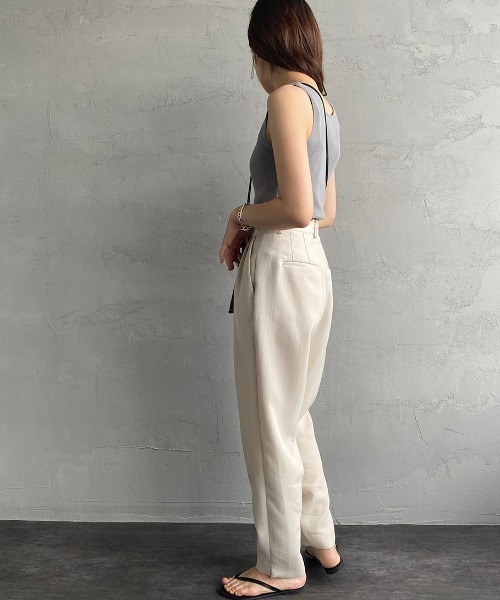 JF Ready Made（ジェイエフレディメイド）の「[Jf Ready Made/ジェイエフレディメイド] スクエアネック ニットタンク（ニット/セーター・レディース・ブラック/ベージュ/グレー/グリーン/ピンク・F）」の12枚目の写真