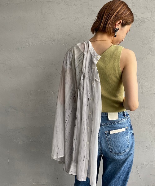 JF Ready Made（ジェイエフレディメイド）の「[Jf Ready Made/ジェイエフレディメイド] スクエアネック ニットタンク（ニット/セーター・レディース・ブラック/ベージュ/グレー/グリーン/ピンク・F）」の22枚目の写真