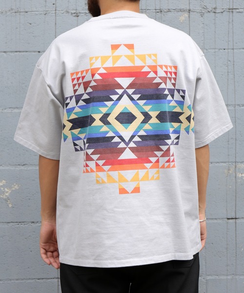 PENDLETON(ペンドルトン)の「Back Print Tee(Tシャツ/カットソー・メンズ・ブラック/ターコイズブルー/グレー/オフホワイト/パープル/チャコールグレー/ベージュ・L/M/S)」の1枚目の写真