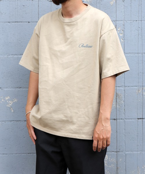 PENDLETON(ペンドルトン)の「Back Print Tee(Tシャツ/カットソー・メンズ・ブラック/ターコイズブルー/グレー/オフホワイト/パープル/チャコールグレー/ベージュ・L/M/S)」の18枚目の写真