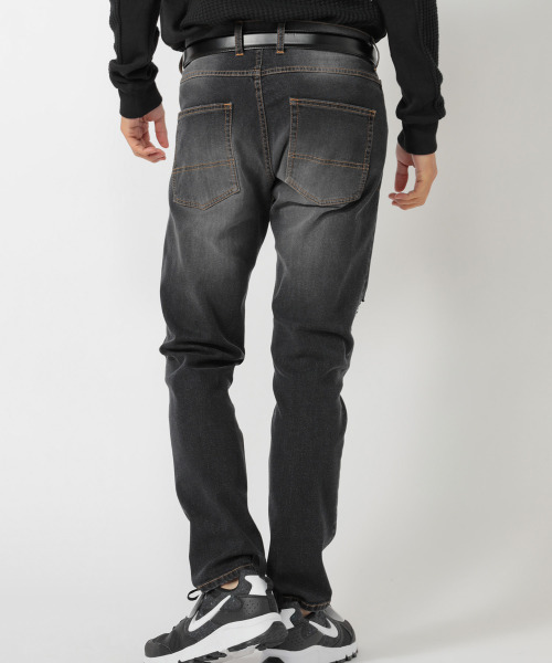 UNION STATION（ユニオンステーション）の「“Charging Thursday ” 【充電の木曜日】【9.4oz】 TCハイパーストレッチデニム（デニムパンツ・メンズ・ブラック/ブルー・LL/S/M/L）」の15枚目の写真