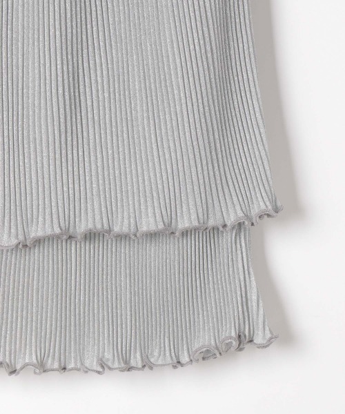 JEANASIS（ジーナシス）の「【KIDS】シアーシャイニーティアードスカート/214797（スカート・キッズ・ブラック/イエロー/ホワイト系その他・120/140）」の7枚目の写真