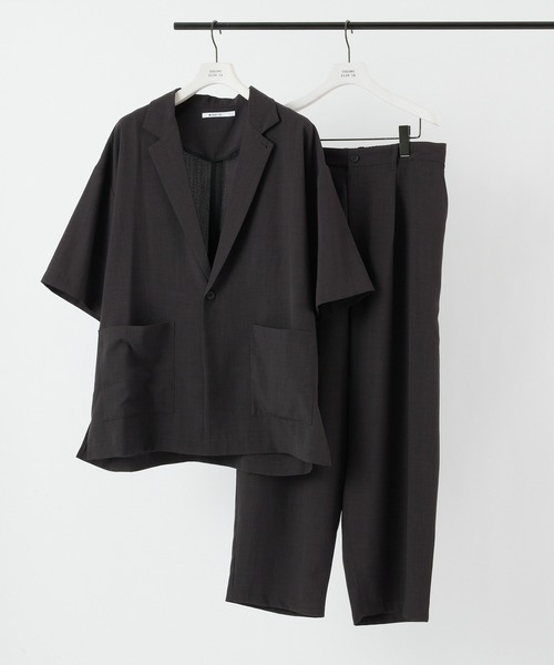 COLONY 2139（コロニートゥーワンスリーナイン）の「KINAGASHIシャツジャケット(セットアップ可)/ビッグシルエットオープンカラーシャツ（シャツ/ブラウス・メンズ・ネイビー/モカ/スミクロ・MEDIUM/LARGE）」の2枚目の写真