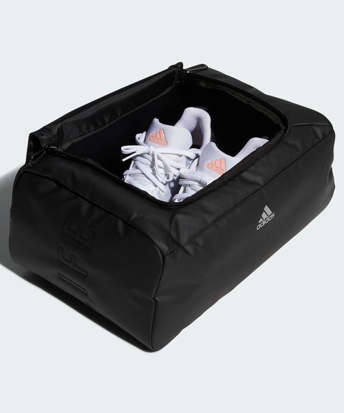 adidas（アディダス）の「シルバーロゴ リサイクル シューズバッグ