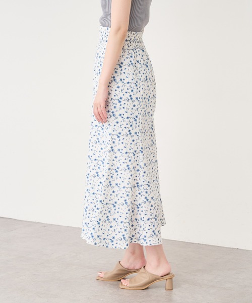 natural couture(ナチュラルクチュール)の「osonoオリジナルフラワースカート(スカート・レディース・アイボリー/ミント・FREE)」の17枚目の写真