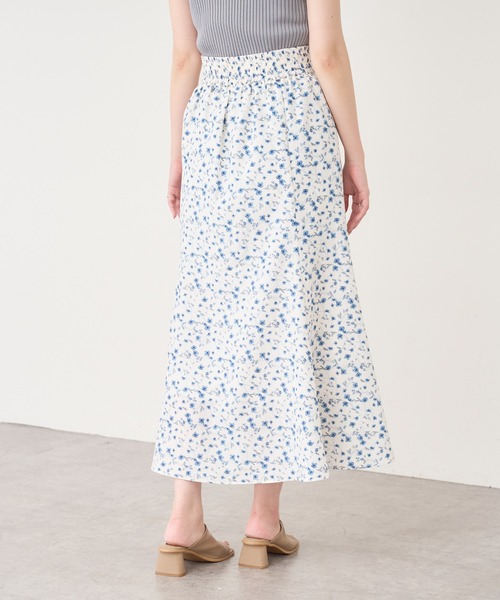 natural couture(ナチュラルクチュール)の「osonoオリジナルフラワースカート(スカート・レディース・アイボリー/ミント・FREE)」の12枚目の写真