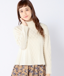 Another Edition | ケーブルハイネックプルオーバー/ AE CABLE HI/N PO(ニット/セーター)