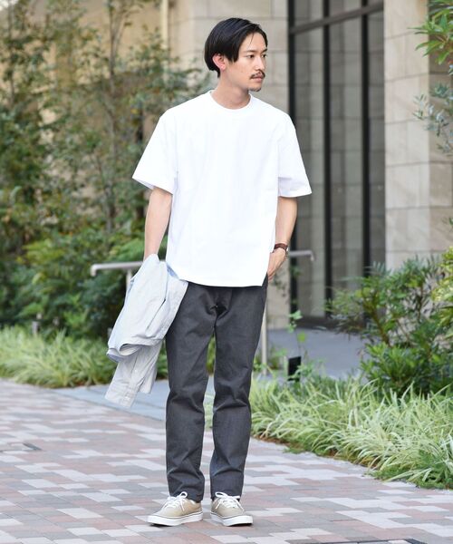 SHIPS（シップス）の「【SHIPS別注】THYARD: ラウンドテール クルーネック プルオーバー Tシャツ（Tシャツ/カットソー・メンズ・ホワイト/ネイビー/ブラック・LARGE/MEDIUM/SMALL/X-LARGE）」の7枚目の写真