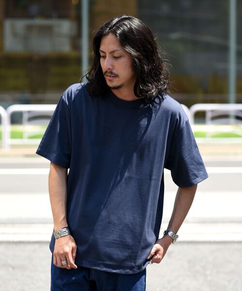 SHIPS（シップス）の「【SHIPS別注】THYARD: ラウンドテール クルーネック プルオーバー Tシャツ（Tシャツ/カットソー・メンズ・ホワイト/ネイビー/ブラック・LARGE/MEDIUM/SMALL/X-LARGE）」の20枚目の写真