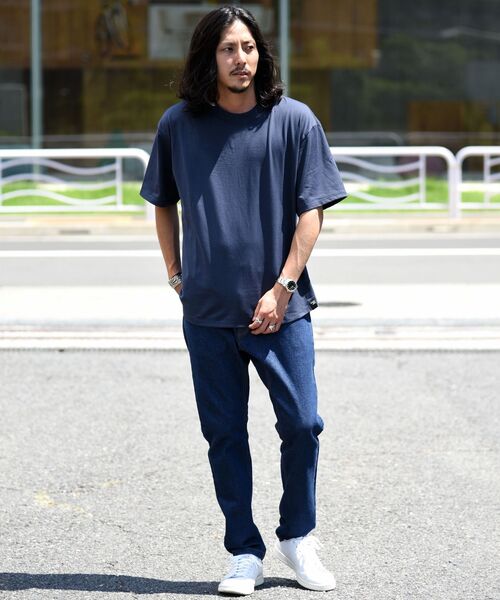 SHIPS（シップス）の「【SHIPS別注】THYARD: ラウンドテール クルーネック プルオーバー Tシャツ（Tシャツ/カットソー・メンズ・ホワイト/ネイビー/ブラック・LARGE/MEDIUM/SMALL/X-LARGE）」の17枚目の写真