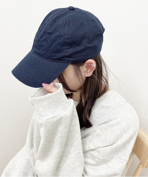 apres jour（アプレジュール）の「【apres jour×ARIAZ】無地キャップ（キャップ・レディース・ブラック/ベージュ/ネイビー/グリーン・FREE）」の4枚目の写真