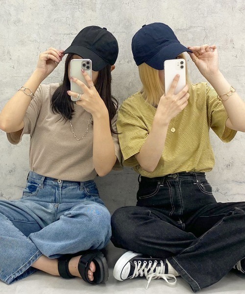 apres jour（アプレジュール）の「【apres jour×ARIAZ】無地キャップ（キャップ・レディース・ブラック/ベージュ/ネイビー/グリーン・FREE）」の2枚目の写真