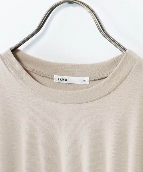 ikka（イッカ）の「【キッズ】ベストレイヤードドッキングワンピース（100~160cm）（ワンピース・キッズ・ブラック/ベージュ・110/120/150/160/100/130/140）」の7枚目の写真