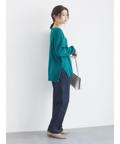 Green　Parks（グリーンパークス）の「ストレートデニム＊（デニムパンツ・レディース・ワンウォッシュ・S/M/L）」の7枚目の写真